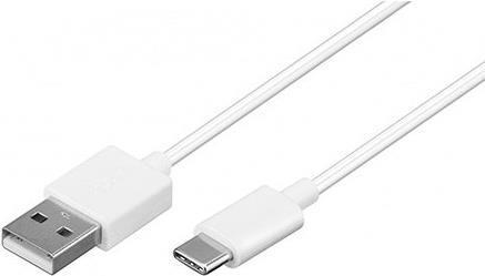 Produktbild Goobay 45563 1m USB A USB C Männlich Männlich Weiss USB Kabel (1 m, USB 2.0)