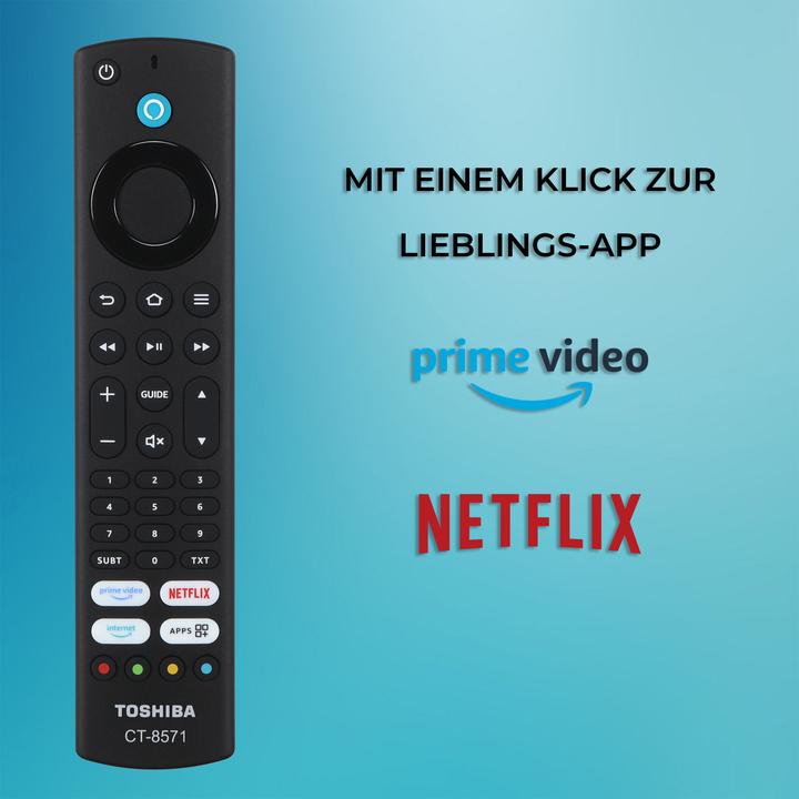 Immagine prodotto Toshiba 40LF3F63DAZ (100 cm (40 pollici), nero, FullHD, HDR, triplo tuner, Fire TV) (40", LED, Full HD, 2024)