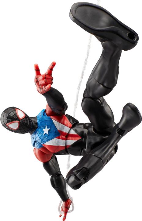 Produktbild Hasbro Spider-Man 2 Marvel Legends Gamerverse Actionfigur Miles Morales (Boricua Suit) 15 cm