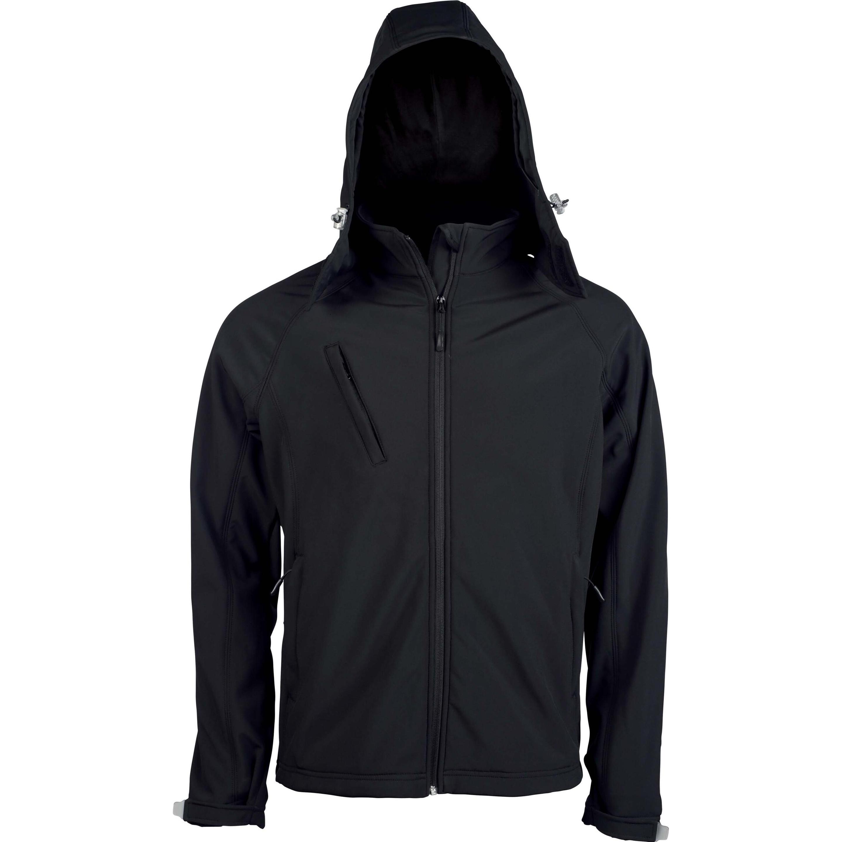 Kariban, Herren, Jacke, Softshell À Capuche Amovible (3XL), Rot, 3XL