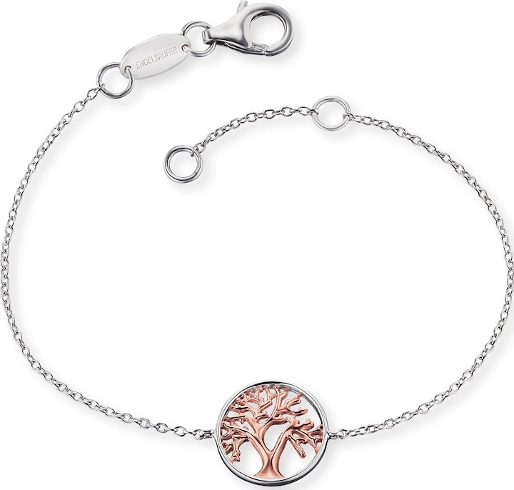 Actual product image Engelsrufer Bracelet tree of life (18 cm, 925 silver platinum-plated)