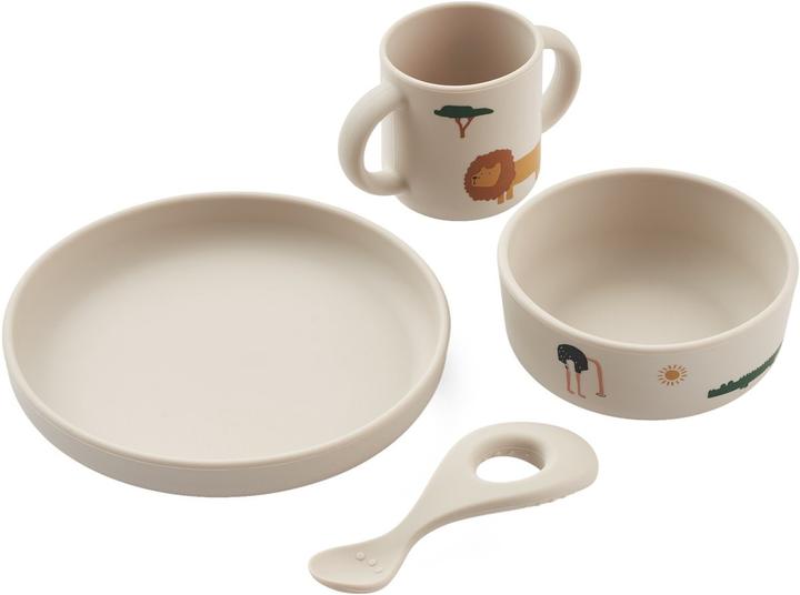 Actual product image Liewood Vivi Safari Sandy Mix Tableware Set