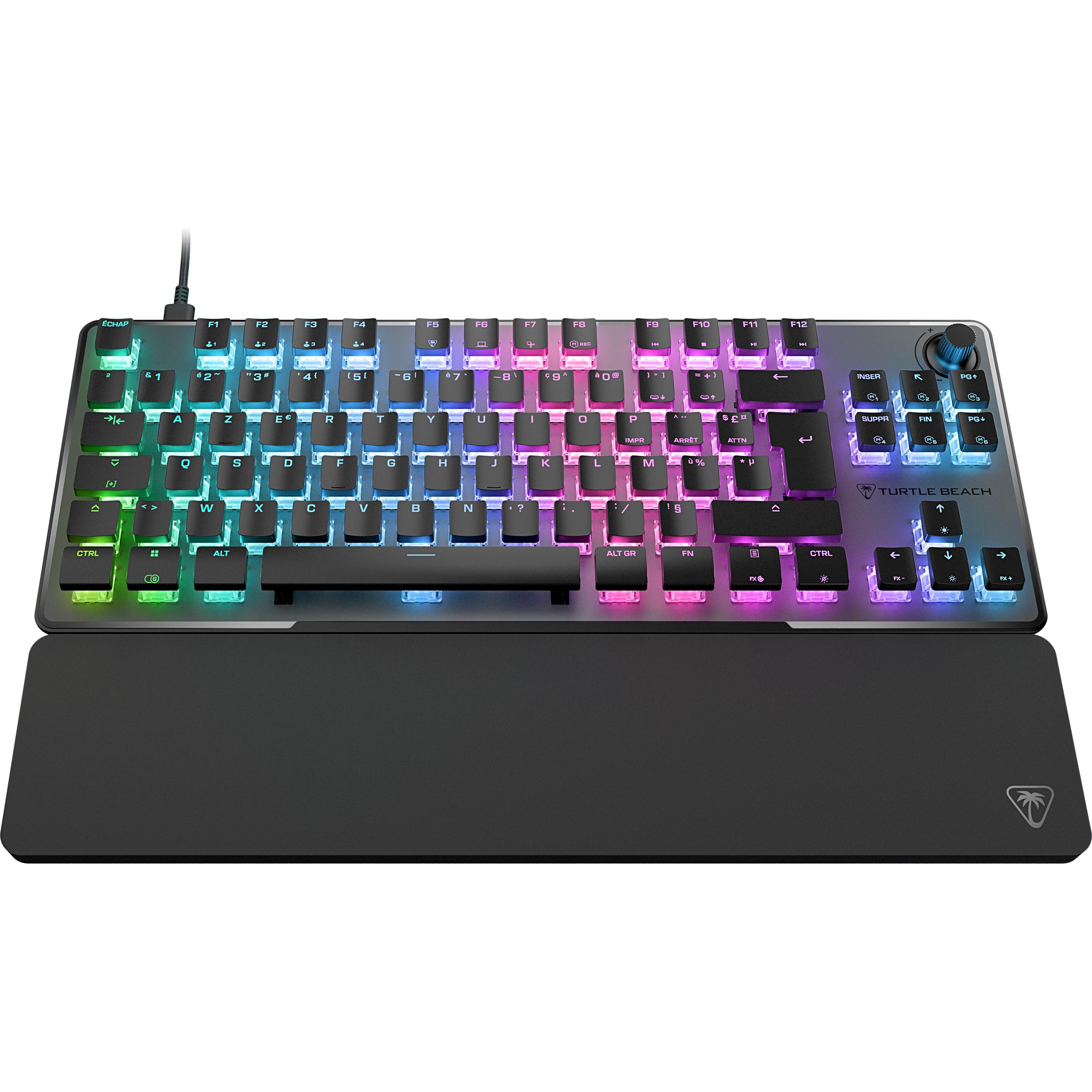 Turtle Beach Vulcan II TKL Pro Gaming-Tastatur, Schwarz (DE, Kabelgebunden), Tastatur, Schwarz