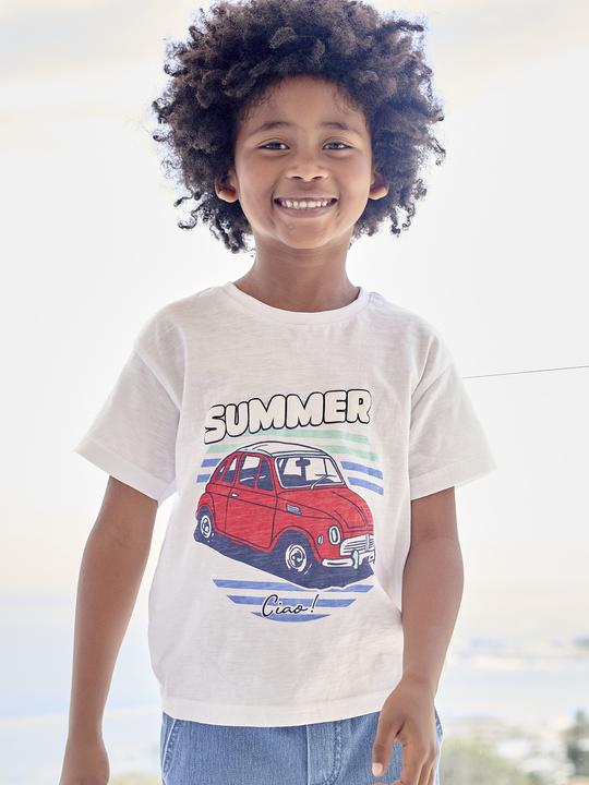 Actual product image Vertbaudet Kinder T-Shirt mit Reliefprint (86)