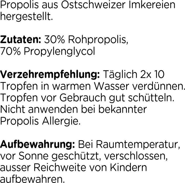 Nährwerte und Zutaten Kanela Propolis Tropfen (30ml) (1 Stück, Tropfen)