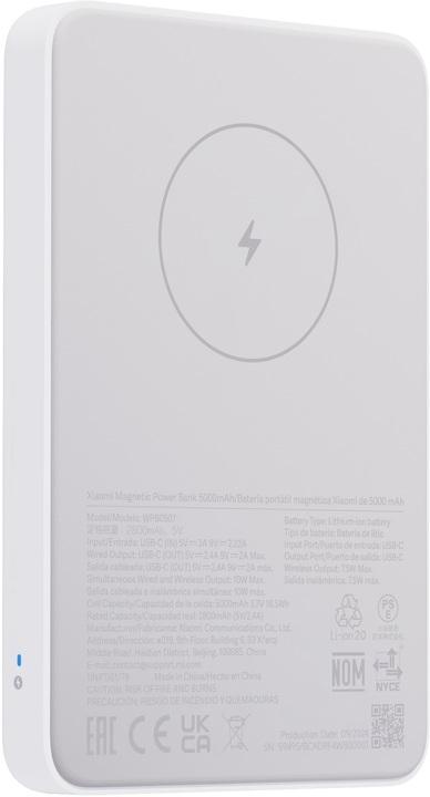 Produktbild Xiaomi Magnetic Power Bank 5000mAh (5000 mAh, 18.50 W, 18.50 Wh)