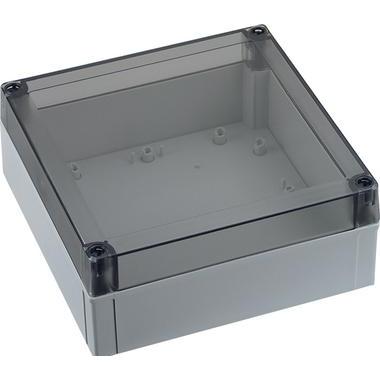 Thumbnail - Fibox Gehäuse Polycarbonat 130x130x35mm (Gehäuse), Elektronikzubehör + Gehäuse, Grau