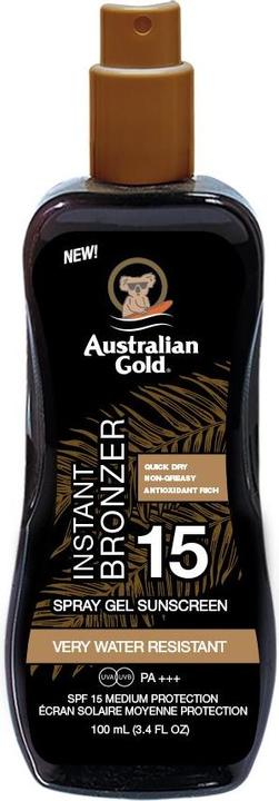 Produktbild Australian Gold Instant Bronzer (Sonnenspray, Sonnengel, SPF 15, 237 ml)