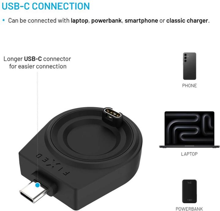 Produktbild Fixed USB-C Garmin Ladeadapter