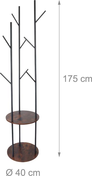 Actual product image Relaxdays Coat rack