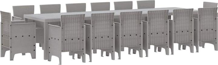 Produktbild vidaXL Gartendining-Set (350 x 100 x 74 cm)