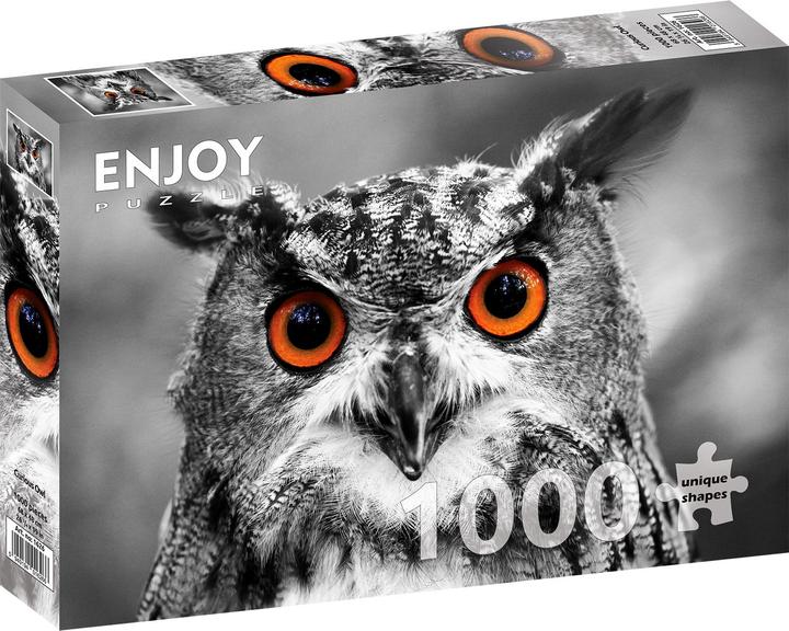 Enjoy Puzzle ENJOY-1626 - Neugierige Eule, Puzzle, 1000 Teile (1000 Teile)