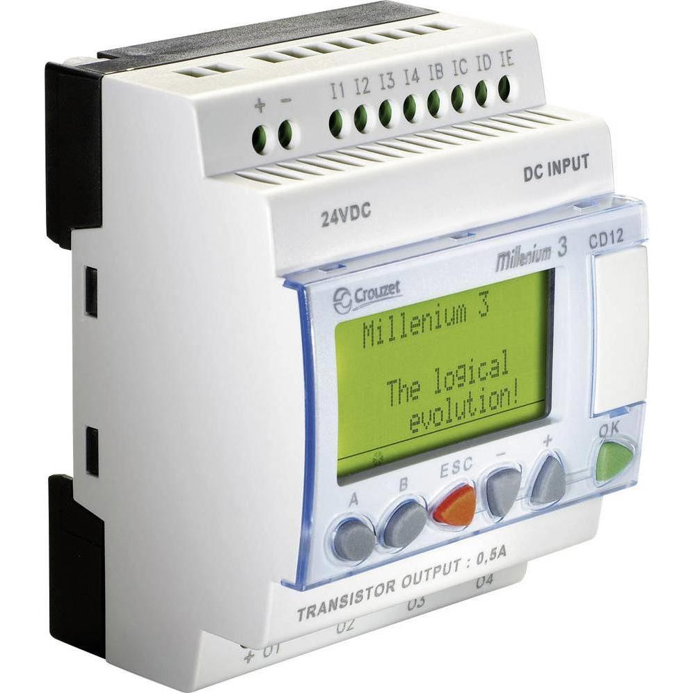 Crouzet Prozessmodul Millenium 3 12I/O 24VDC, Relais