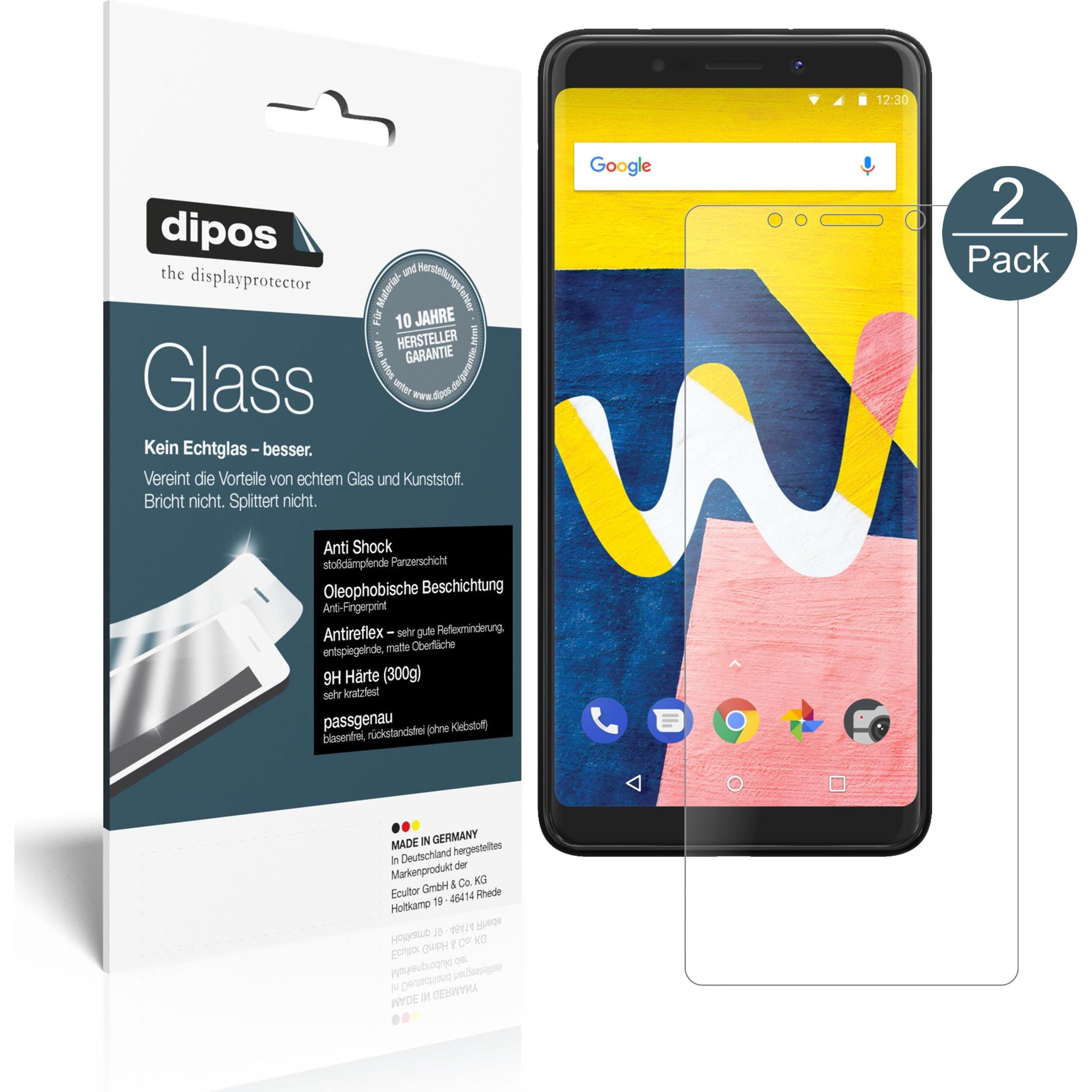 Dipos Displayschutz Anti-Shock (1 Stück, Wiko View Lite), Smartphone Schutzfolie, Transparent