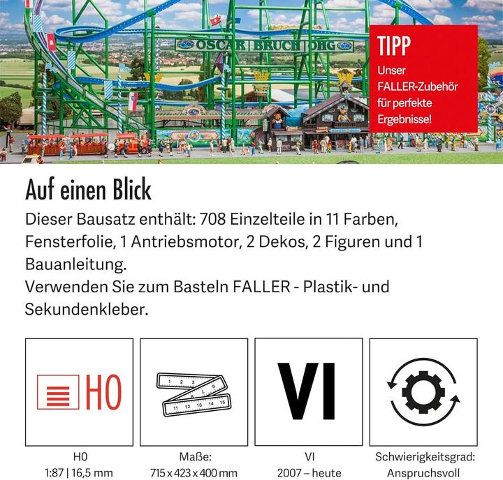 Image du produit Faller Montagnes russes Alpina