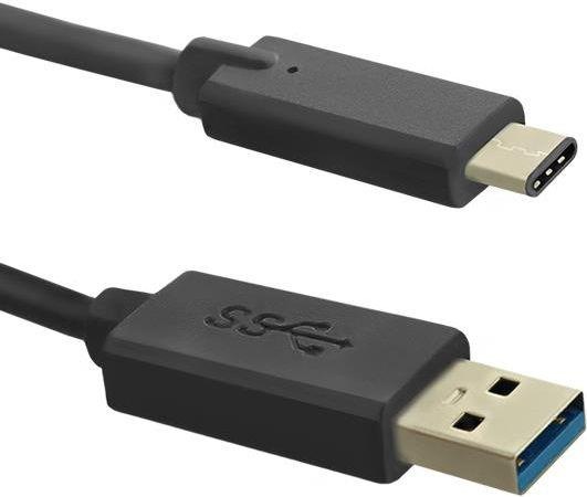 Produktbild Qoltec 50500 Cable USB 3.1 type C male USB 3.0 A male 1m (1 m, USB 3.1)