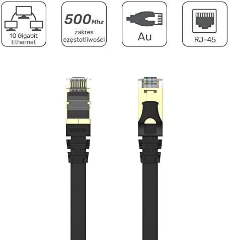 Produktbild Unitek C1897BK-3M Ethernet Cable FLAT CAT 7 UTP Ethernet 3m (S/FTP, CAT7, 3 m)