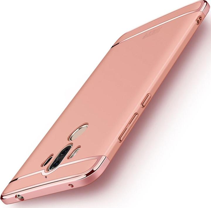 Produktbild König Design Handy Hülle Schutz Case für Huawei Mate 9 Bumper 3 in 1 Cover Chrom Rose Gold (Huawei Mate 9)