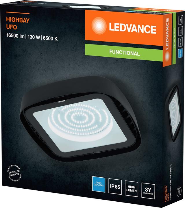Immagine prodotto Ledvance Plafoniera LED Highbay Ufo, 130 W, 15.000 lm, 6500 K (15000 lm)