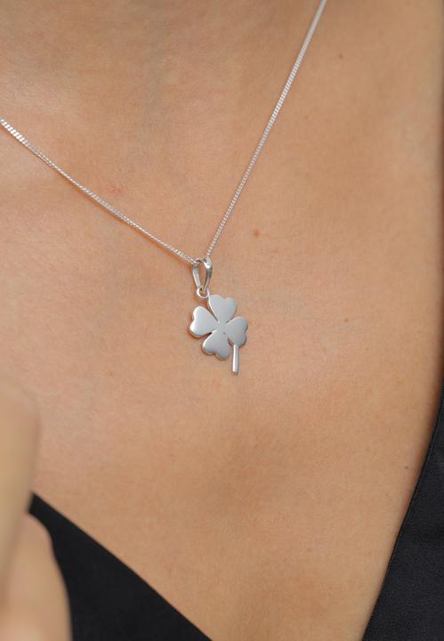 Actual product image Elli mit Anhänger Glücksbringer Kleeblatt (Sterling Silver, 45 cm)