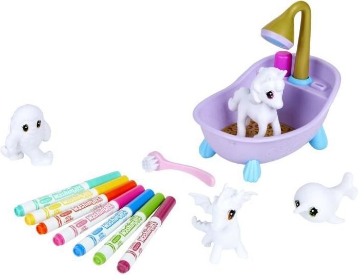 Actual product image Crayola Washimals mythical animals set