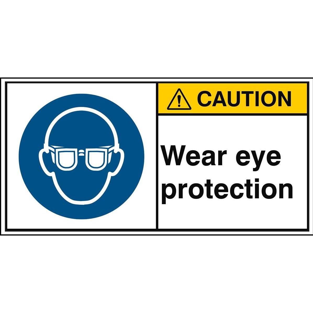 Brady, Etiketten, ISO Safety Sign - Wear eye