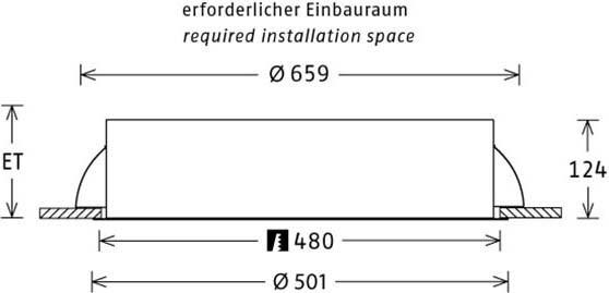 Produktbild LTS LED-Einbauleuchte (3490 lm)