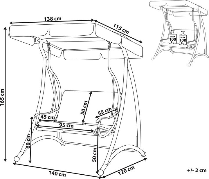 Image du produit Beliani Tesero