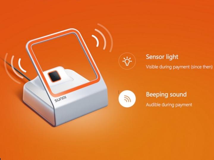 Image du produit Sunmi Blink QR Barcode Scanner stationnaire (Codes à barres 2D)
