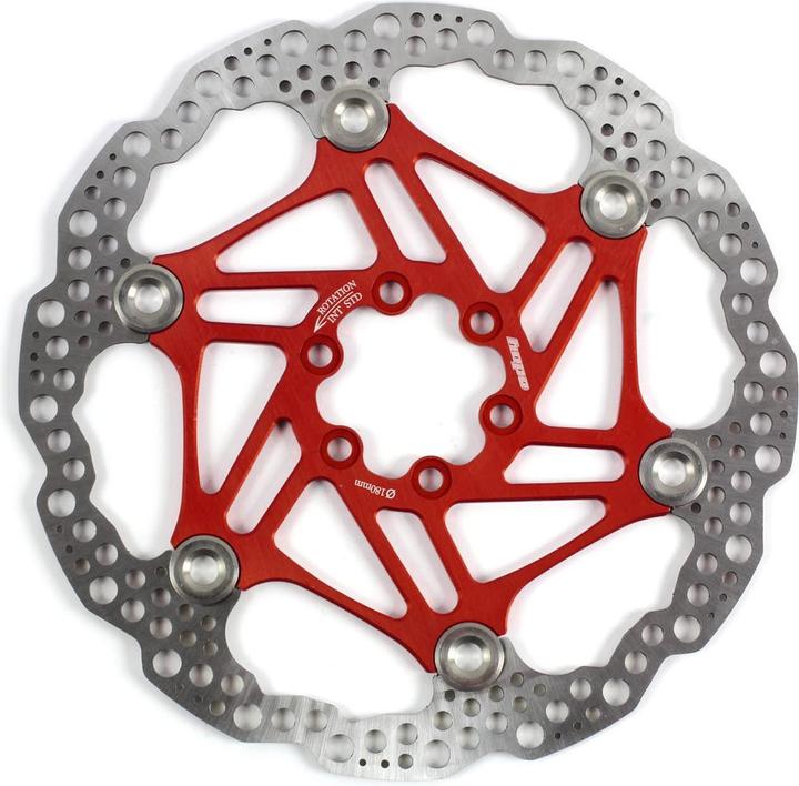 Productafbeelding Hope Zwevende remschijf - rood (160 mm)
