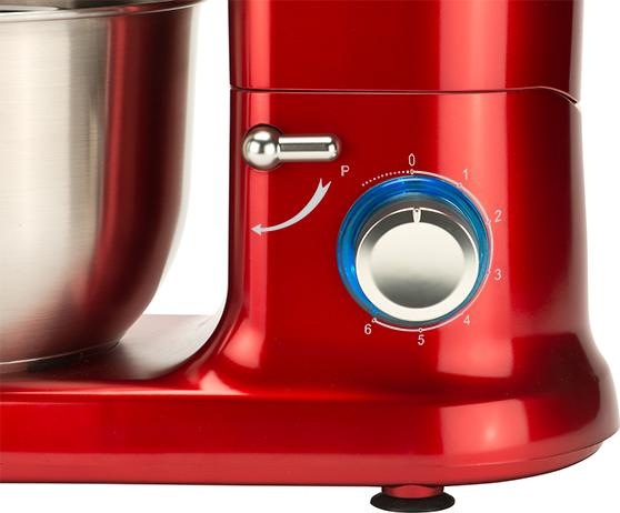 Actual product image Bourgini Classic Kitchen Chef - Keukenmachine - Rood (1250 W)