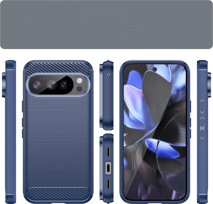 Image du produit Cover-Discount Google Pixel 10 - Metall Carbon Look Hülle (Google Pixel 10)