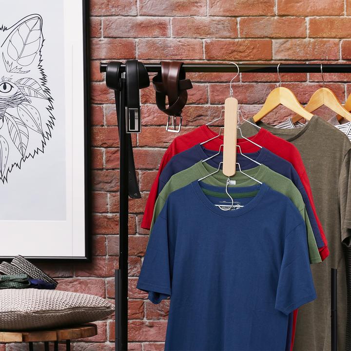 Actual product image Relaxdays 3x space-saving hangers (3x)
