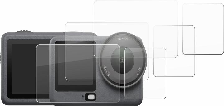 Produktbild Savvies Panzer Schutzglas für DJI Osmo Action 6 Schutzfolie Displayschutz Display Schutz Glas Folie klar