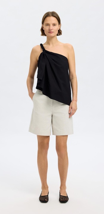 Produktbild Selected Femme Geflochtenes One-Shoulder-Top (40)
