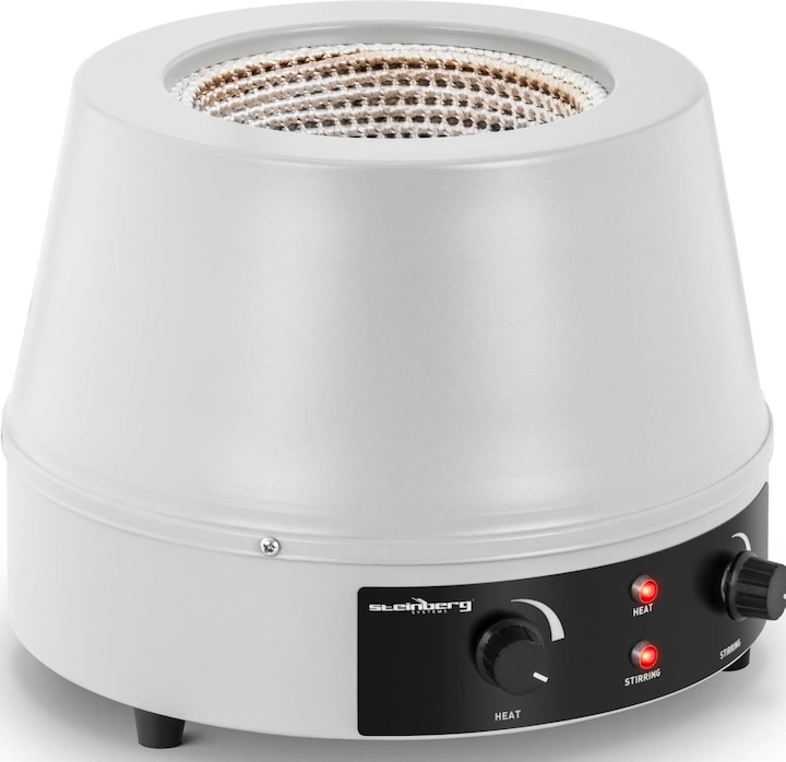 Produktbild Steinberg Magnetrührer Heizmantel Heizpilz Labor Rundkolben 1000 ml Rührer 450 °C