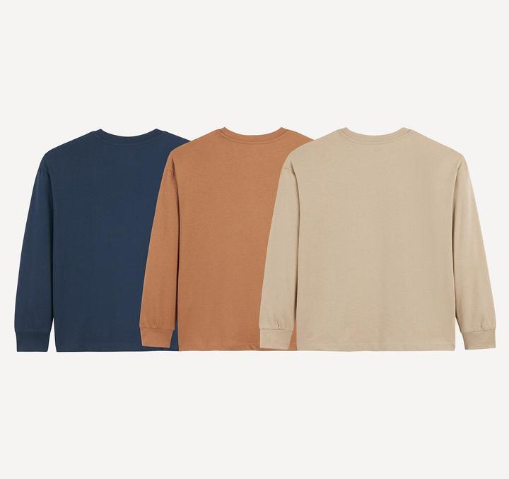 Actual product image La Redoute Collections 3er-Pack Langarm-Shirts (164)