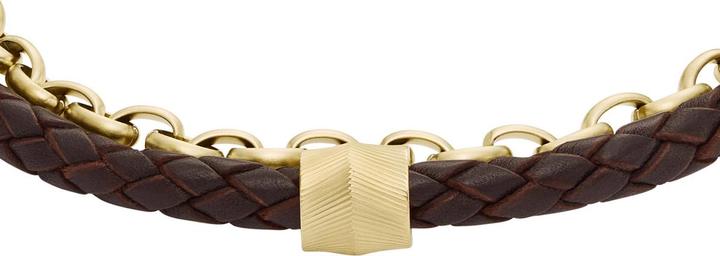 Produktbild Fossil Jewelry Armband (21.90 cm, Edelstahl, Leder)