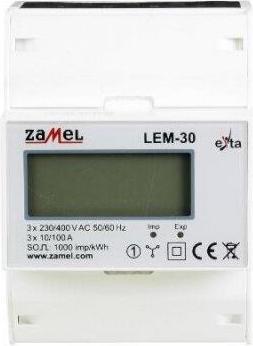 Produktbild Zamel 3-PHASE ENERGY METER LEM-50 100A
