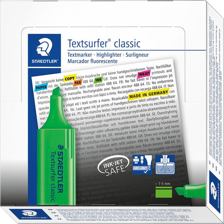 Produktbild Staedtler TEXTSURFER CLASSIC 364 - Textmarker (1x)