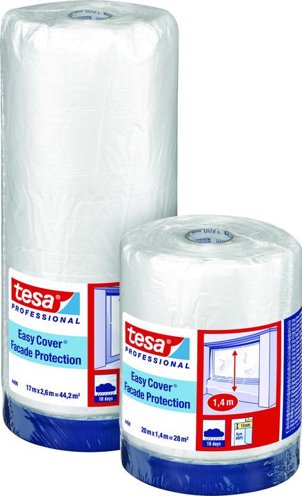 Produktbild tesa EASY COVER UV Abdeckfolie für Outdoor Malerarbeiten (1400 mm)