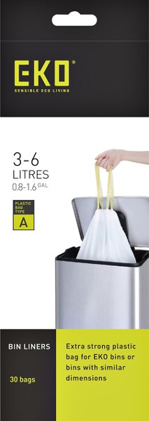 Produktbild EKO Abfallsack 3-6 LTR Typ A (30 x, 6 l)