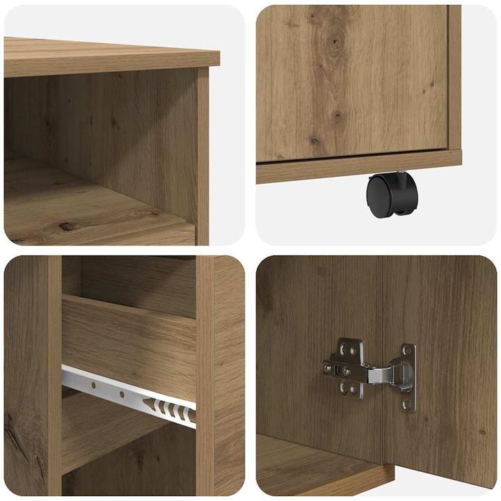 Immagine prodotto VidaXL Scrivania per computer in rovere Artisan Centro in legno composito in rovere Artisan