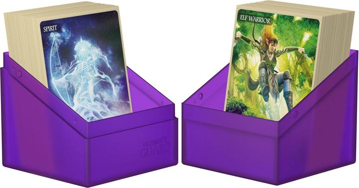 Actual product image Ultimate Guard Card Box Boulder Deck Case Standard Size 100+ Amethyst