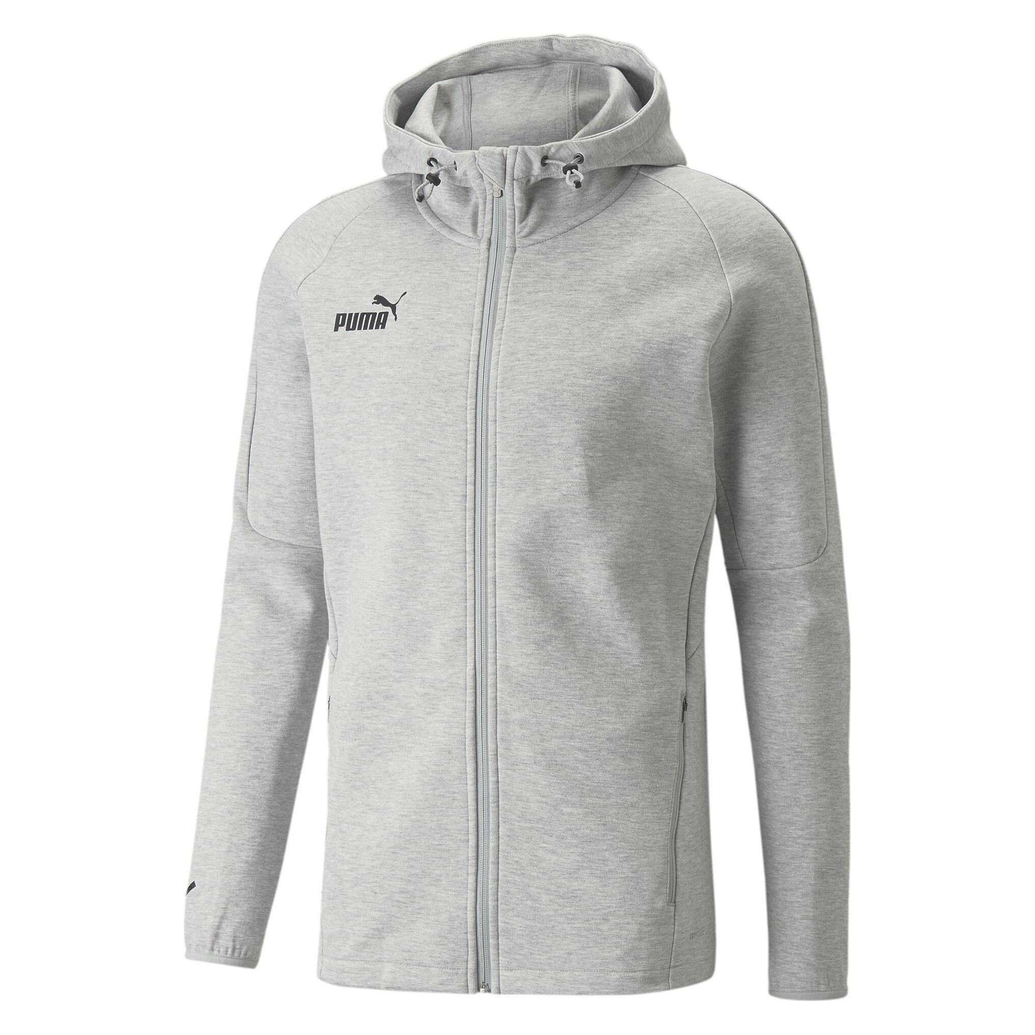 Puma, Mannen, Springer, TeamFINAL Casuals Hooded Jkt, Grijs, (M)