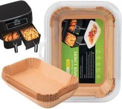 Actual product image Scandinavian Collection Airfryer paper moulds, rectangular - 100 pcs