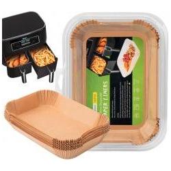 Scandinavian Collection Airfryer paper moulds, rectangular - 100 pcs, Zubehör Küchengeräte