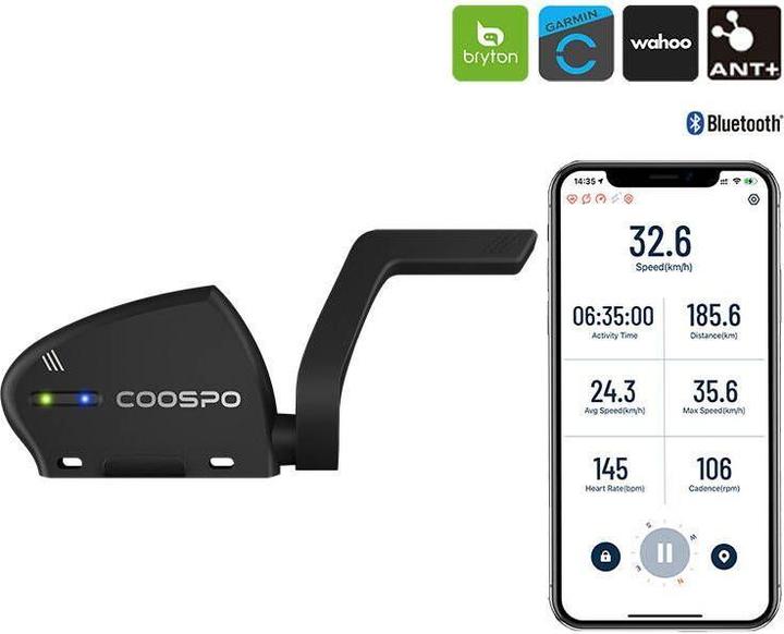 Image du produit Coospo Capteur de vitesse et de cadence BK805