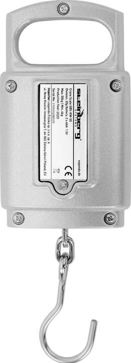 Produktbild Steinberg Kofferwaage Zugwaage Hängewaage Wildwaage Fischwaage LCD 50 kg / 20 g Aluguss
