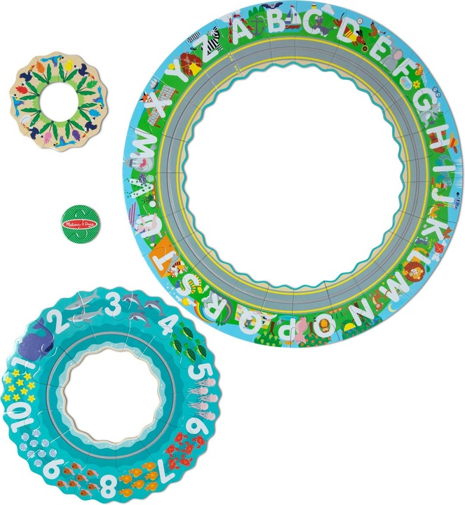 Actual product image Melissa & Doug Round the Shore Tracks (31008) (48 pieces)